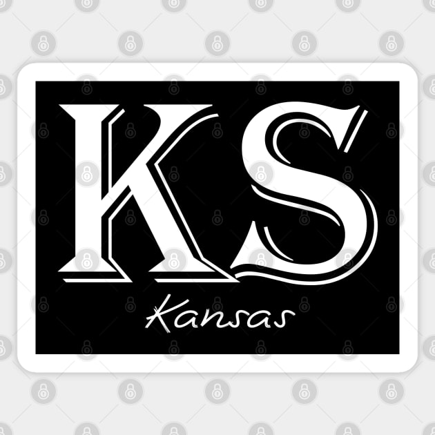 Kansas Sticker by ithacaplus